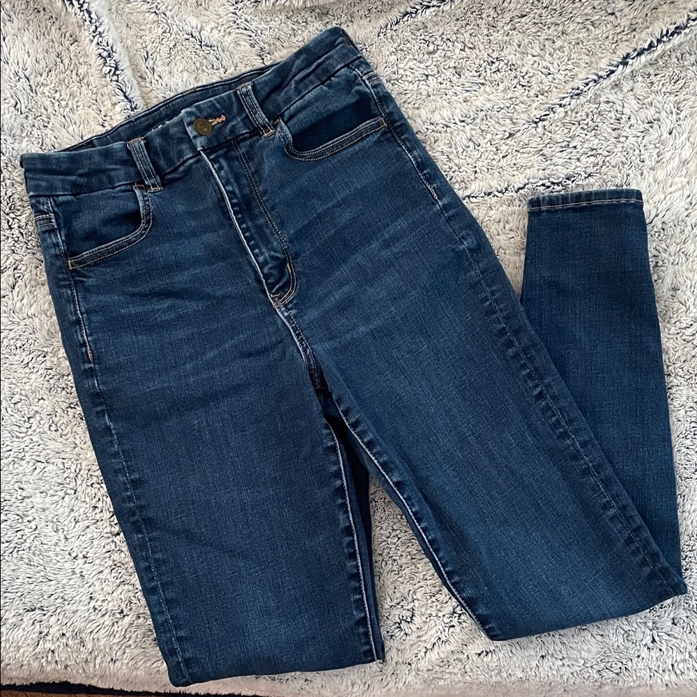 American Eagle Outfitters Dark Blue Skinny Jeans